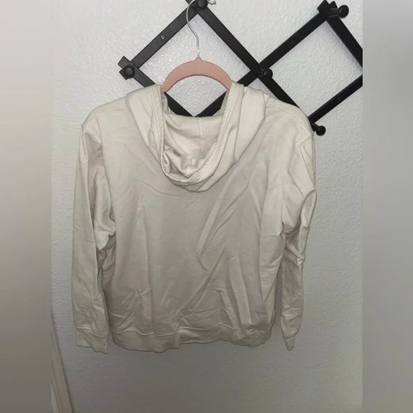 GAP Ivory Logo Pullover Hoodie Sweatshirt Casual Streetwear XL Relaxed Fit Comfy - Picture 4 of 4